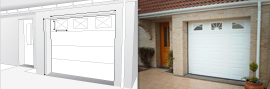 Porte de garage sur mesure