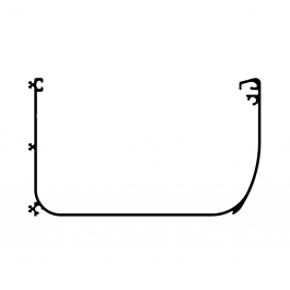 Gouttière pour série Couleur-Therm Glass (G)