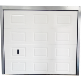 Porte de Garage Sectionnelle Blanche Éco 240x212