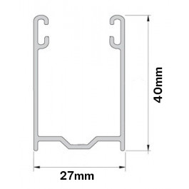 Coulisse de Volet Tradi 40mm