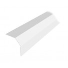 Cornière PVC blanc pan coupé 100x100