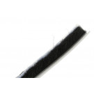Joint brosse 7 mm Noir avec barrière plastique