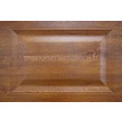 Porte de garage sectionnelle sur mesure cassette chêne doré