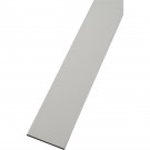 Plat PVC blanc 70mmx2.5mm longueur de 6 mètres