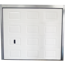 Porte de Garage Sectionnelle Blanche Éco 240x212