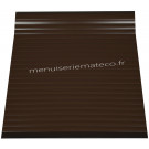 Tablier isolé marron foncé sur mesure