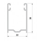 Coulisse de Volet Tradi Long. 3 M RAL 7016