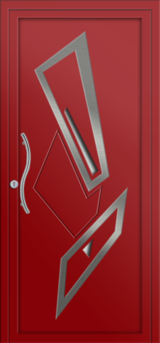 porte d'entrée sur mesure alu pvc verre