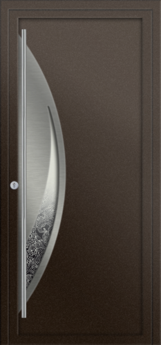 porte d'entrée sur mesure pvc