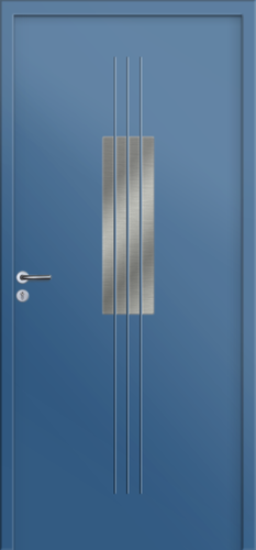 porte d'entrée sur mesure alu pvc verre