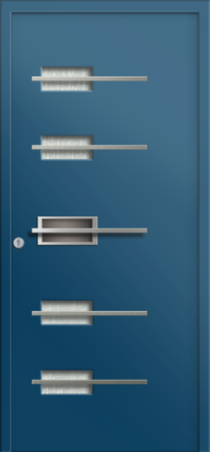 porte d'entrée sur mesure pvc
