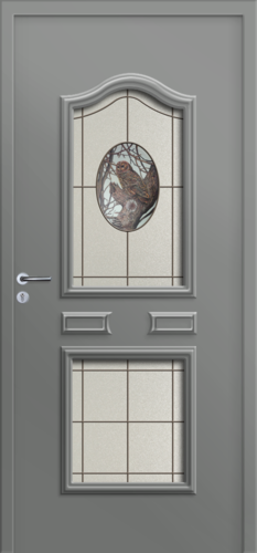 porte d'entrée sur mesure alu pvc verre
