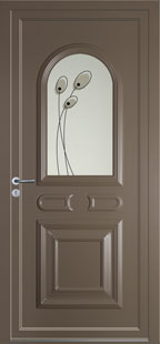 porte d'entrée sur mesure alu pvc verre