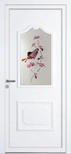 porte d'entrée sur mesure alu pvc verre