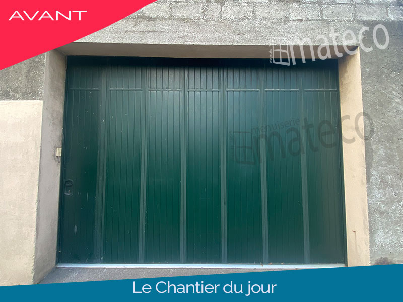 Porte de Garage Aluminium 2 vantaux - Le Roi de le Fenetre