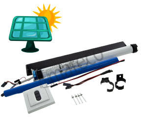 kit de motorisation solaire pour volet roulant